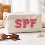 Personalised Canvas Toiletry Cosmetic Pencil Case, thumbnail 1 of 6