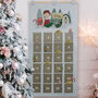 Personalised Elf Advent Calendar In Silver Grey, thumbnail 2 of 3