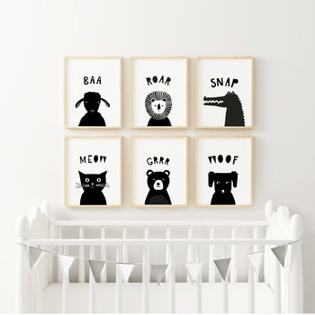 Cow Moo Print, Baby's Birthday Or Christening Gift, 6 of 7