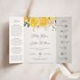 Summer Rose Gatefold Wedding Invitations, thumbnail 1 of 5