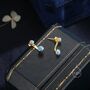 Sterling Silver Blue Opal Ear Jacket, thumbnail 5 of 12