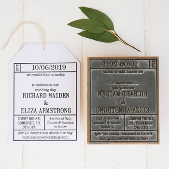 Ticket Wedding Stationery Collection, 3 of 6