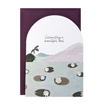 Lily Pad Lake Birthday Card For Her, 3 of 5