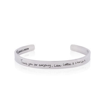 Personalised Men's Handwriting Bracelet, 2 of 6