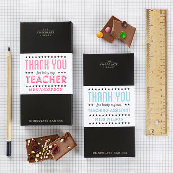 Thank You Teacher   Teaching Assistant Chocolate By Quirky Chocolate 