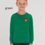 Childrens Organic Cotton Hedgehog Sweatshirt, thumbnail 10 of 12