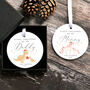 Personalised First Christmas As Nanny Grandad Ornament, thumbnail 9 of 11