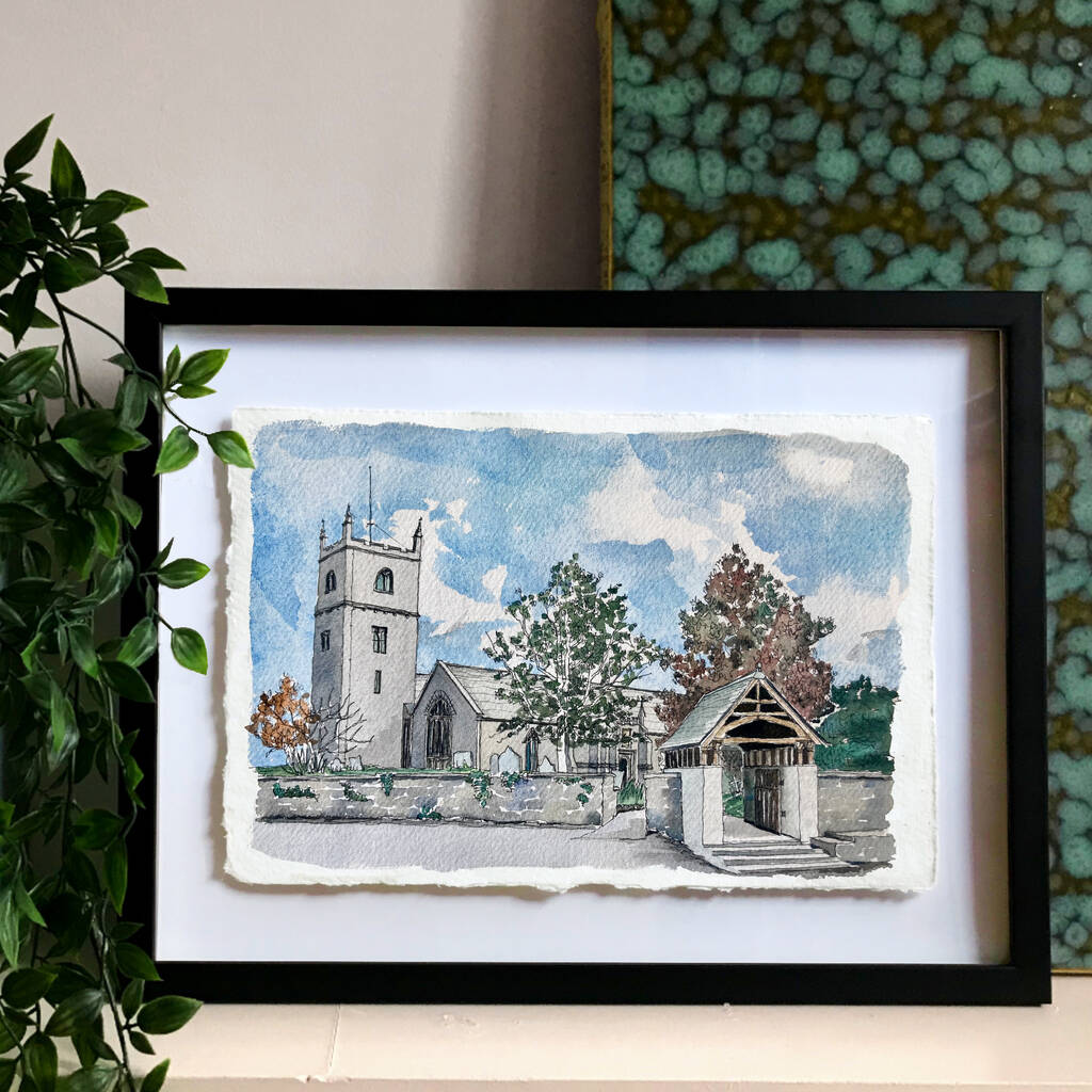 Personalised 'Special Place' Watercolour Illustration, 1 of 10