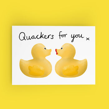 Rubber Ducks Funny Valentine Or Anniversary Card, 2 of 3