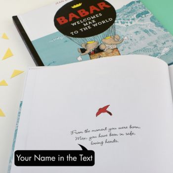 Personalised Gift Boxed Babar The Elephant Book, 2 of 6