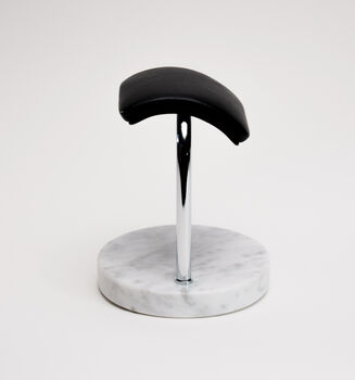 Bianco Carrara Marble Watch Stand Silver, 3 of 6