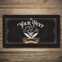 Personalised Bar Runner And Coasters Jolly Roger, thumbnail 2 of 8