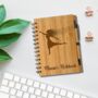 Personalised Eco Bamboo Floral Butterfly Notebook, thumbnail 4 of 6