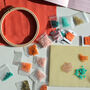 Make A Coral Inspired 3D Beaded Hoop Kit, Orange, thumbnail 8 of 9