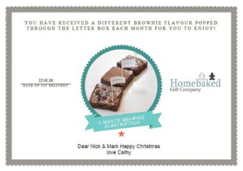 Two Brownie Hearts Letterbox Delivery Subscription, 5 of 5