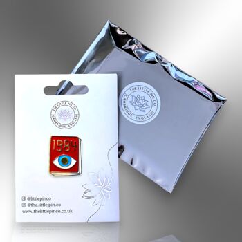 George Orwell 1984 Book Enamel Lapel Pin, Brooch Badge Gift For Book Lovers, 5 of 8