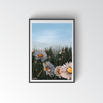 Summer Daisy Art Print, 2 of 3