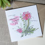 Birth Month Flower Card, thumbnail 2 of 6
