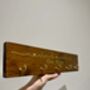 Personalised Wooden Plaque With Key Hooks, thumbnail 7 of 10
