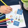 Personalised Bookmark With Child's Drawing For Dad, thumbnail 1 of 2
