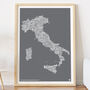 Standard Italy Map, thumbnail 1 of 3