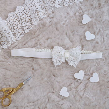 Silk And Tulle Christening Gown | Evelyn, 10 of 12