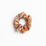 100% Silk Small Scrunchie Crosshatch, thumbnail 1 of 3