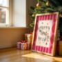 Merry And Bright Christmas Art Print, thumbnail 3 of 4