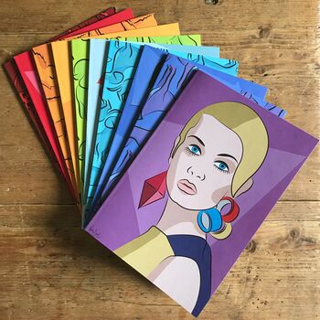 'Dolly' A5 Lined Notebooks, 3 of 3
