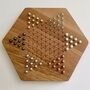 Handmade Wooden Chinese Checkers Board Game, thumbnail 6 of 6