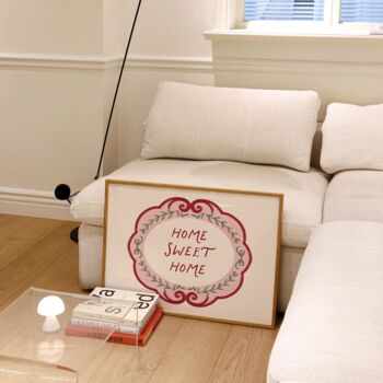 Home Sweet Home Whimsical Print, 3 of 4