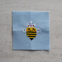 Kawaii Queen Bee Mini Cross Stitch Kit, thumbnail 6 of 8