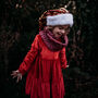 Red Sequined Oversized Santa Hat, thumbnail 9 of 12