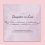 Daughter In Law Bracelet In Box, thumbnail 2 of 9