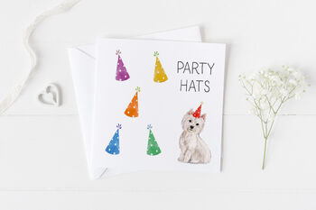 Wire Haired Fox Terrier Dog Birthday Card, Pet ..7v14b, 2 of 3