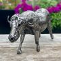 Recycled Metal Buffalo Sculpture Art106, thumbnail 1 of 6