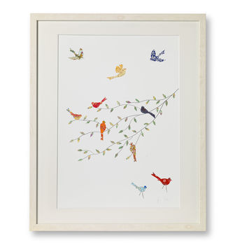 Birds On A Branch Art Print, 2 of 2