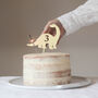 Personalised Age Dinosaur Cake Topper, thumbnail 3 of 5