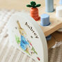 Personalised Peter Rabbit Hammer Bench, thumbnail 2 of 4