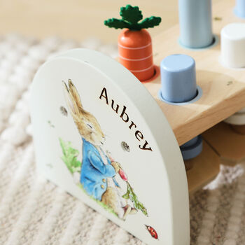 Personalised Peter Rabbit Hammer Bench, 2 of 4