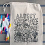Personalised Colour It In Easter Craft Sack, thumbnail 3 of 5