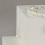 Sterling Silver And Freshwater Pearl Initial Bracelet, thumbnail 3 of 6