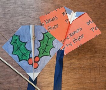 Personalisable Xmas Flyer Indoor Kite For Festive Fun, 8 of 12