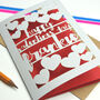 Personalised Valentines Day Papercut Card, thumbnail 1 of 2