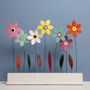 Everlasting Leather Flowers Large Table Display, thumbnail 4 of 11