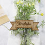 Personalised Ribbon Wooden Place Table Setting, thumbnail 7 of 7