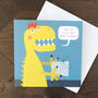 Daddysaurus Happy Birthday Card, thumbnail 1 of 4