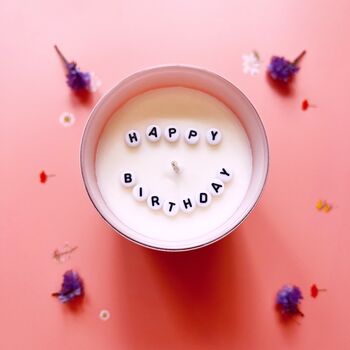 Personalised Message Candle, 5 of 9
