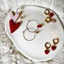 Love Heart Earrings, thumbnail 3 of 3