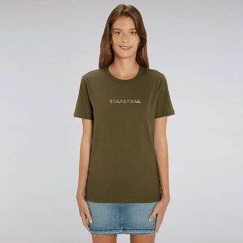 Custom Trip 100% Organic Cotton Unisex T Shirt, 9 of 11